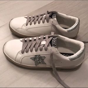 Silver-Star Dupe Golden Goose Sneakers